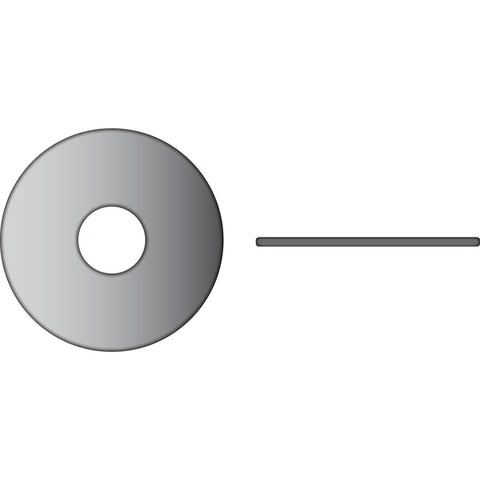 Stainless Fender Washer1/4",  .062" Thick1/4",  OD1-1/4"