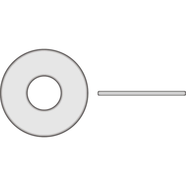 Nylon Flat Washer3/8",  0.62" Thick,  OD 1"
