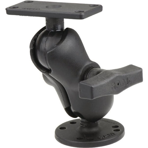 RAM 1.5" Ball Mount with 2.5" Round Base,  Short Arm & 2" x 4" Plate for the Humminbird Helix 7 ONLY