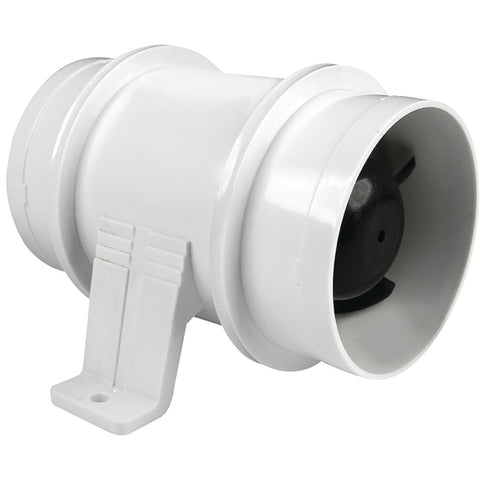 In-Line Bilge Blower 4",  240 CFM,  4" Hose