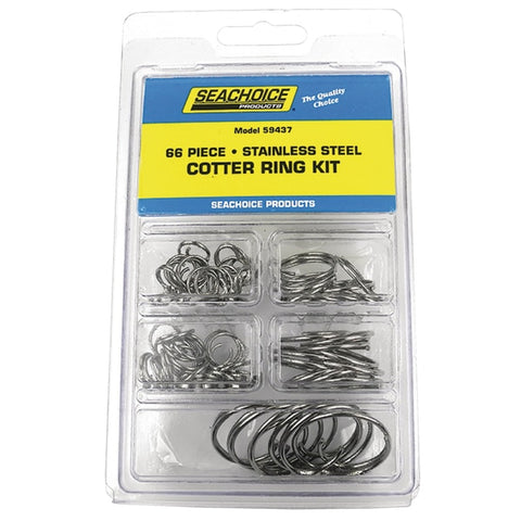 Stainless Steel Cotter Ring Kit - 66 Piece