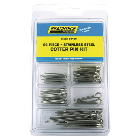 Stainless Steel Cotter Pin Kit - 66 Piece