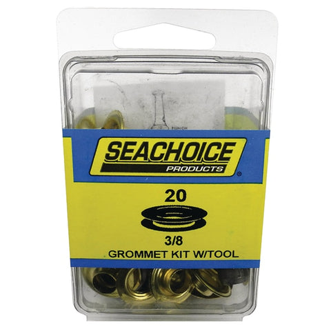 Grommet Kit With Tool20 Sets - 3/8" Grommets,  20 Pack