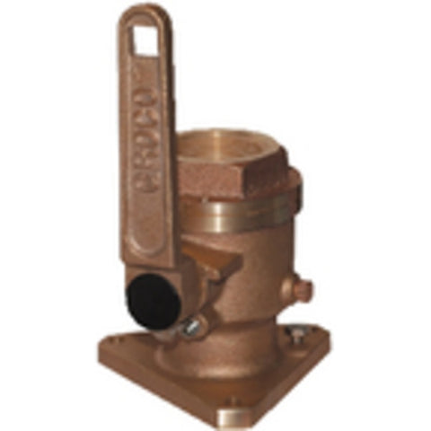 BV Bronze Full-Flow Flanged Ball-Type Seacock
