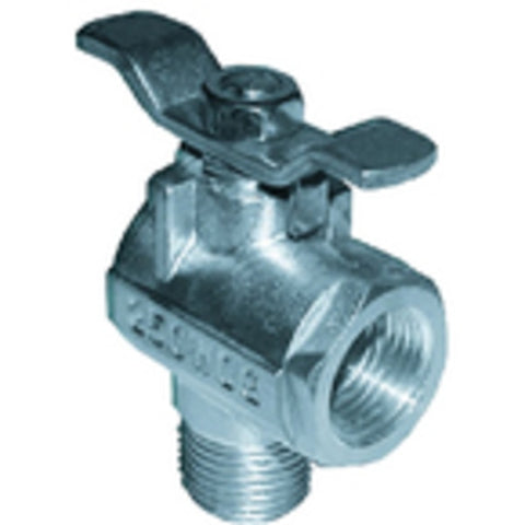 FV-590 Stainless 90&deg; Fuel Valve 1/2"