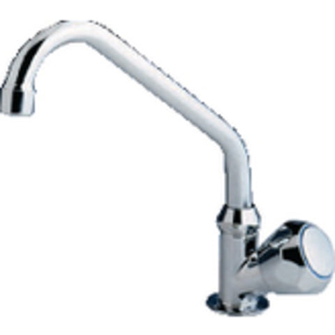 10169 Standard Cold Water Tap w/ Dbl Bend Swivel Spout,  Standard Knob