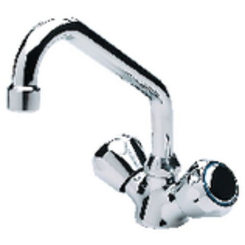 10422 Chrome Plated Brass Galley Mixer Faucet w Swivel Spout, Standard