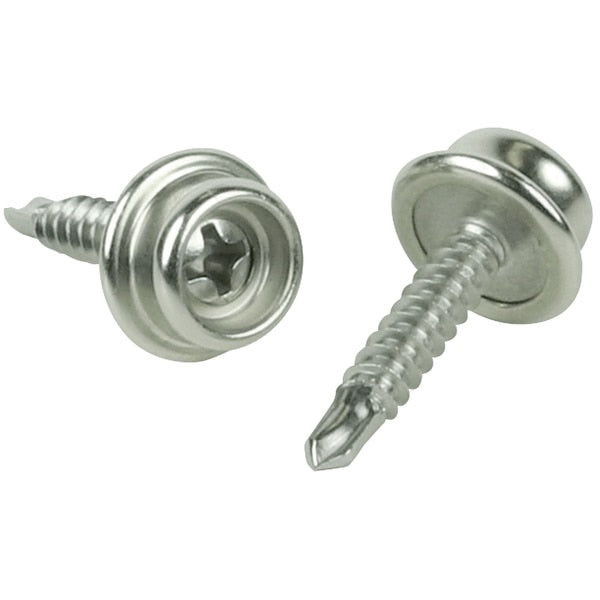 Button Stud Self-Drilling Screw 1/2",  50/pk
