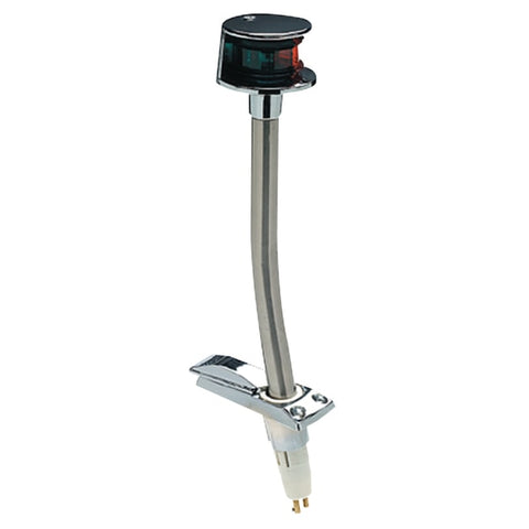 Chrome Plated Zamak Bi-Color Stow-A-Way Bow Light,  1-5/8" x 4 x 10"