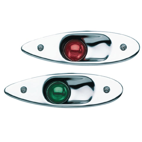 Flush Mount Stainless Steel Sidelights,  7-3/4"Lx2-3/8"W 2-1/2"H