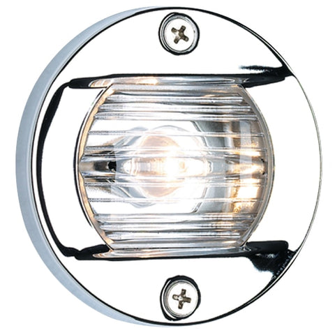Transom Light With Stainless Steel Flange,  Round,  3" dia.