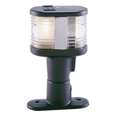 Fixed Mount Black Polycarbonate Masthead and All-RoundLight,  1"x2-5/8"