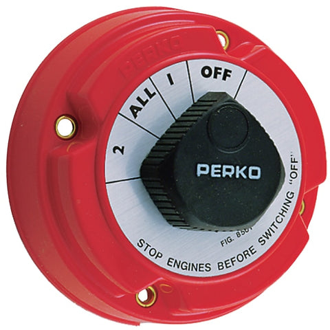 Multi Position Battery Selector Switch w/out Lock,  5-1/4" Dia.x2-5/8"