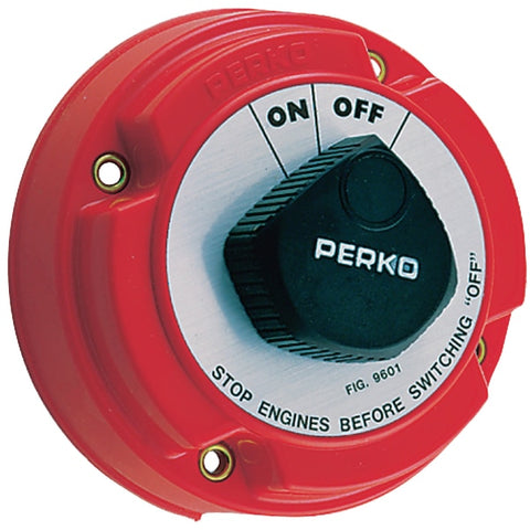 Main Battery Switch Without Lock,  5-1/4" Dia. x 2-5/8"