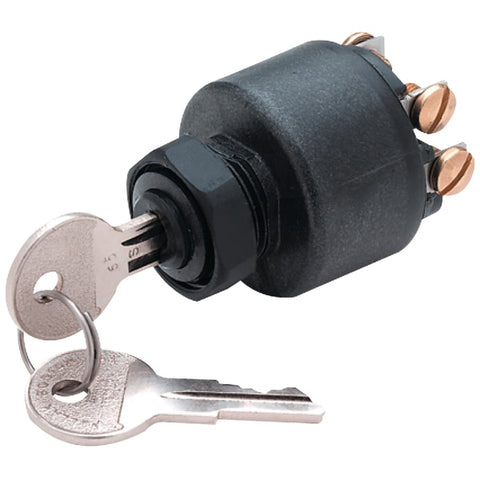 Johnson/Evinrude 3 Position Ignition Starter Switch,  Delrin,  6 Term.s