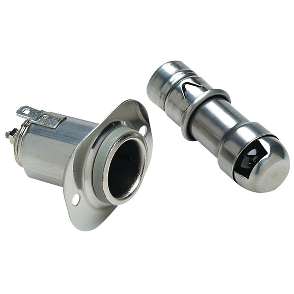 Chartlight/Cigarette Lighter 12V,  Stainless Steel