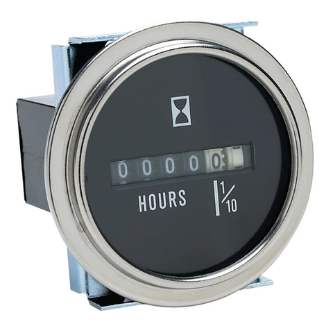Hour Meter With Stainless Steel Bezel