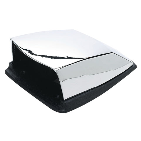 Chrome Plated Zamak Cowl Ventilator,  5-1/4" L x 5-7/8" W x 2-1/4" H