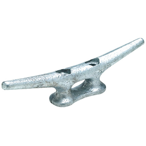 Open Based Galvanized Dock Cleat,  12"