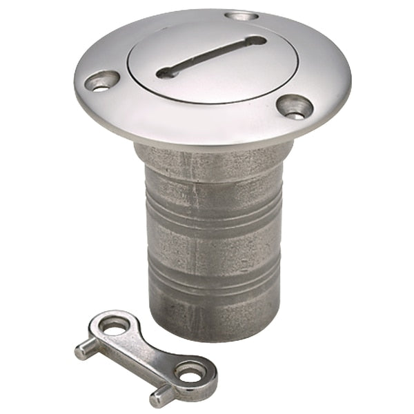 Stainless Steel Diesel Deck Fill With Cap For 1-1/2"Hose