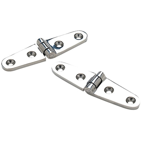 Stainless Steel Strap Hinges (1 Pair Per Pack)