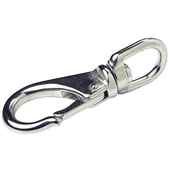 Stainless Steel Swivel Eye Snap,  #3,  9/16"