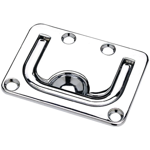 Flush Lifting Handle Chrome Plated Zinc,  3" x 2-1/4"