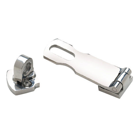 Stainless Steel Swivel Hasp 3",  3" L (closed) x 1-1/4" W
