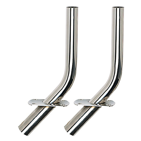 Stainless Steel Outrigger Pole Holders Fits 1-1/8" ID Base & 15' Poles