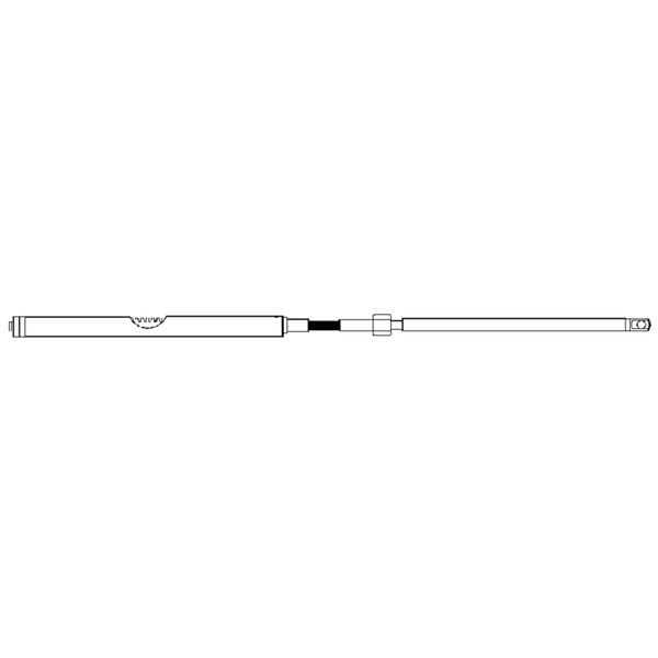 Universal Rack & Pinion Steering Cable,  12'