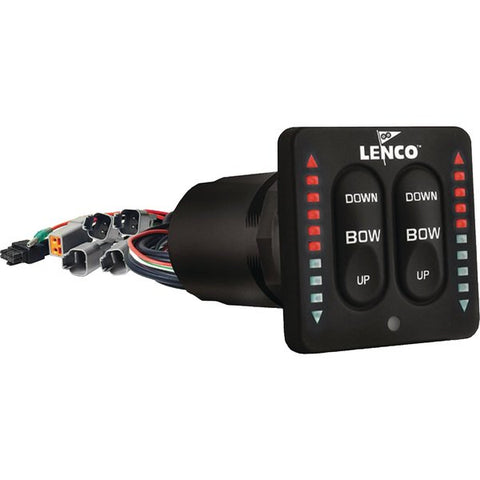 Lenco LED Indicator All-In-One Integrated Tactile Switch Kit for Dual Actuator Systems