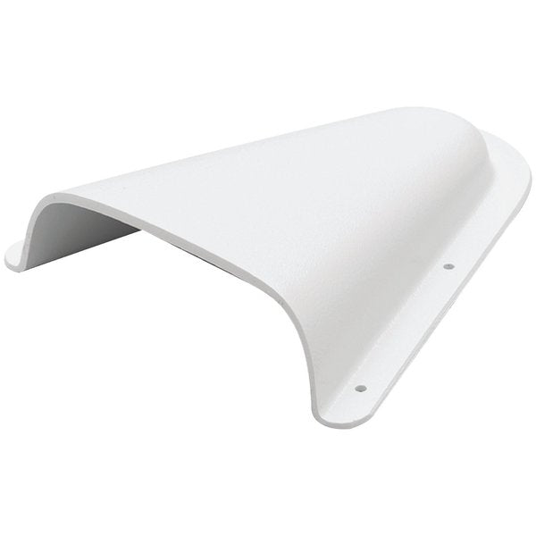 Beckson C4 Clam Shell Vent,  White 5-3/4" W x 7-1/4" D x 1-1/2" H
