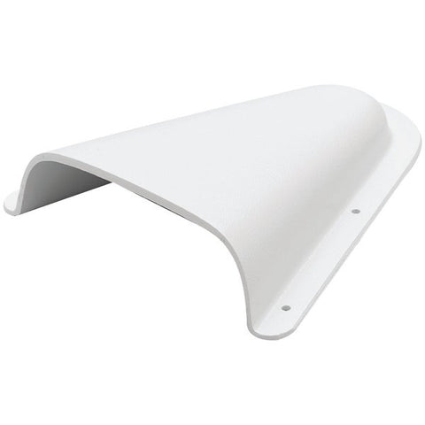 Beckson C4 Clam Shell Vent,  White 5-3/4" W x 7-1/4" D x 1-1/2" H