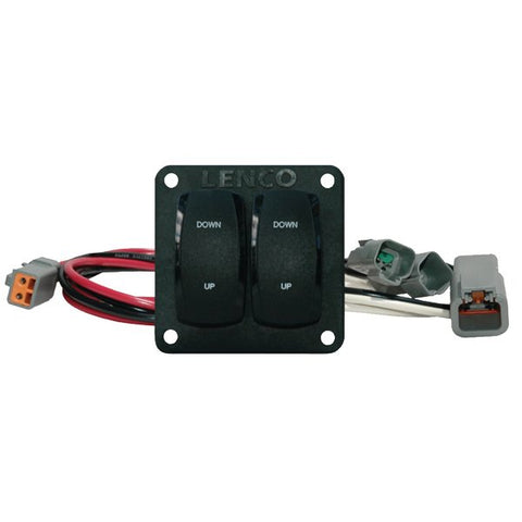 Double Rocker Switch Panel for Single Actuator Trim Tabs