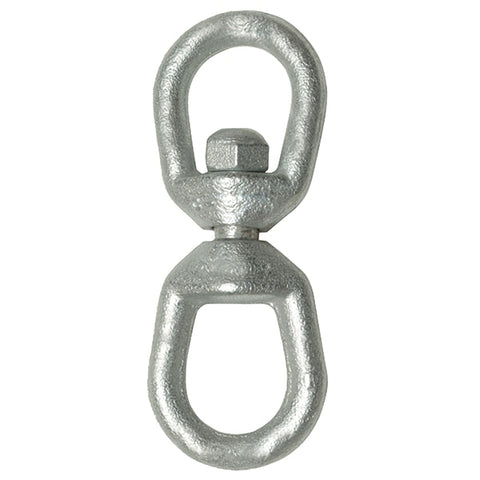 Eye & Eye Swivel-Hot Dip Galvanized-1/2,  3, 600 lbs. Working Load