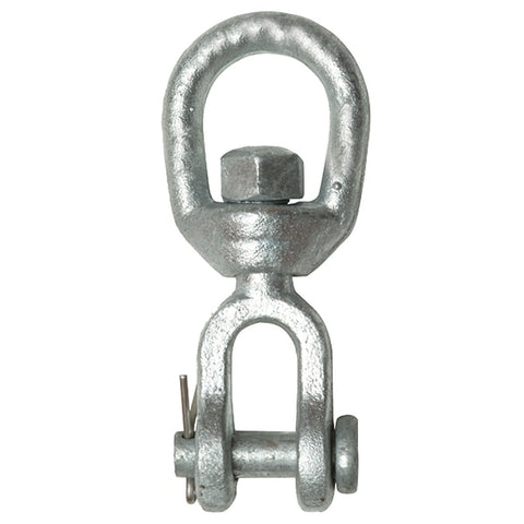 Jaw & Eye Swivel-Hot Dip Galvanized-5/16,  1, 250 lbs. Working Load