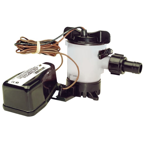 12V Bilge Pump and Float Switch Combo,  3A,  750 GPH