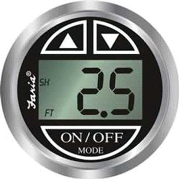 Depth Gauge-Digital Black Ss,  #13750