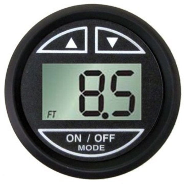 Depth Gauge-Digital Blck/Blck,  #12851