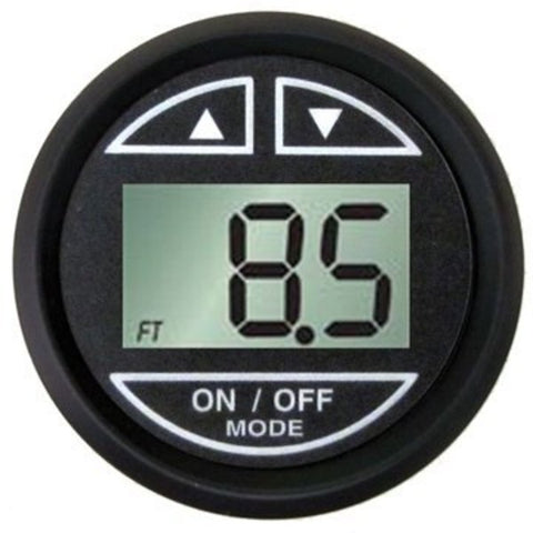 Depth Gauge-Digital Blck/Blck,  #12851