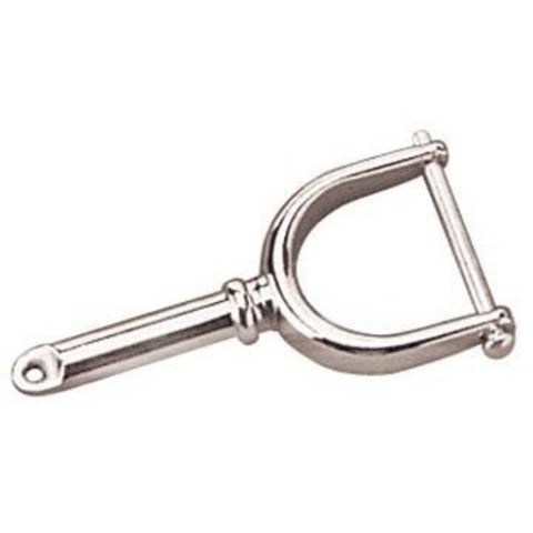 A Chrome Zinc Oarlock Horn,  #580411-1