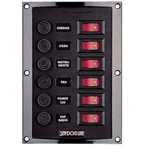 Nylon Switch Panel Vertical,  #424110-1