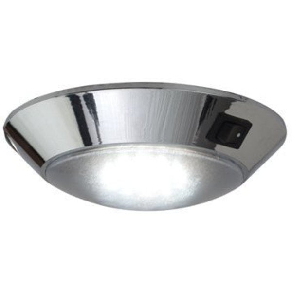 Light-Led Dome 4" Chrome,  #401725-1