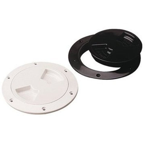 Plate-Deck 4-1/2" White Smth,  #336140-1