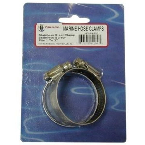 Hose Clamps Fits 1" To 2",  #HC-24-DP