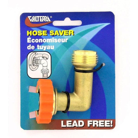HOSE SAVER 90DEGREES,  BRASS,  LEAD-FREE,  CARDED