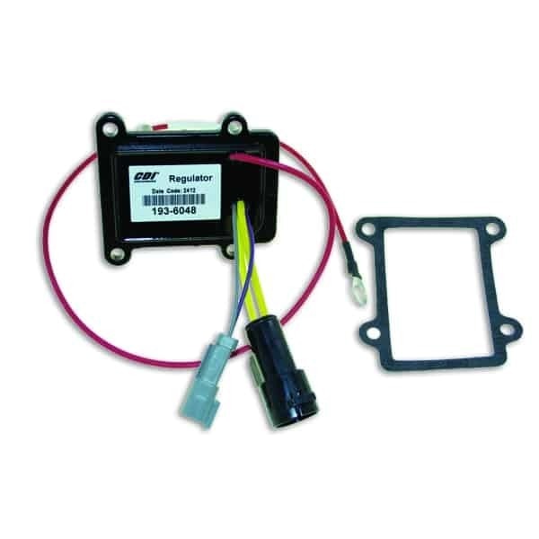 CDI Electronics 193-6048 Johnson/Evinrude Voltage Regulator 4/6 Cyl. 20/35 Amp (1996-2006)