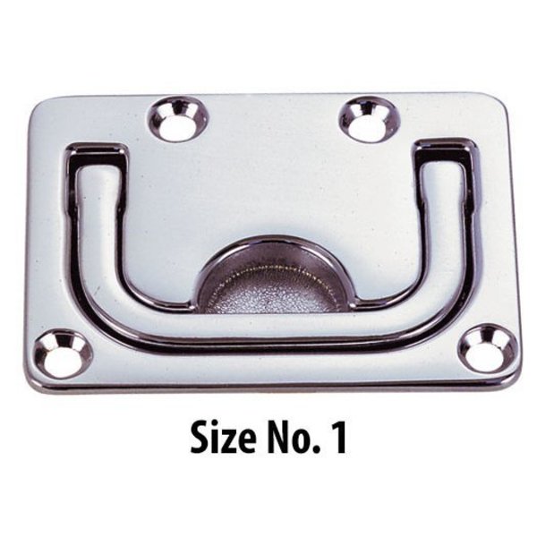 Perko 0776DP2CHR Chrome-Plated Brass Flush Lifting Handle