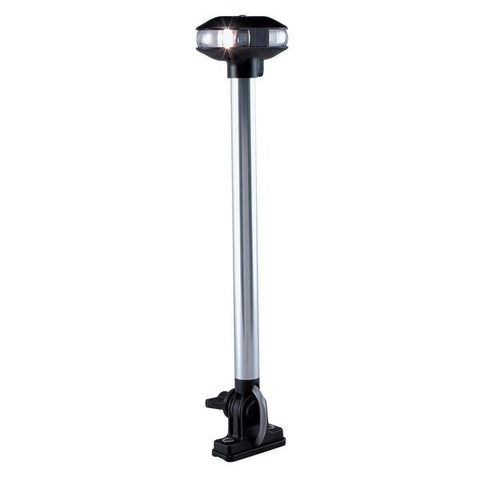1284DP0CHR Vertical-Mount Fold-Down Combination Masthead/ All-Round Light-13-1/8"  Polymer TopBase
