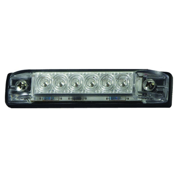 T-H Marine LED-51810-DP LED Slim Line Utility Strip Lights,  8" - Clear
